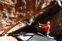 Bouldering in Hueco Tanks on 02/08/2020 with Blue Lizard Climbing and Yoga

Filename: SRM_20200208_1714020.jpg
Aperture: f/6.3
Shutter Speed: 1/250
Body: Canon EOS-1D Mark II
Lens: Canon EF 16-35mm f/2.8 L