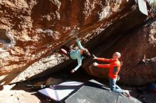 Bouldering in Hueco Tanks on 02/08/2020 with Blue Lizard Climbing and Yoga

Filename: SRM_20200208_1714030.jpg
Aperture: f/6.3
Shutter Speed: 1/250
Body: Canon EOS-1D Mark II
Lens: Canon EF 16-35mm f/2.8 L