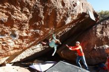 Bouldering in Hueco Tanks on 02/08/2020 with Blue Lizard Climbing and Yoga

Filename: SRM_20200208_1715110.jpg
Aperture: f/6.3
Shutter Speed: 1/250
Body: Canon EOS-1D Mark II
Lens: Canon EF 16-35mm f/2.8 L