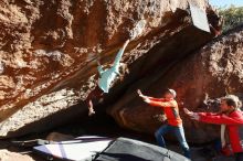 Bouldering in Hueco Tanks on 02/08/2020 with Blue Lizard Climbing and Yoga

Filename: SRM_20200208_1716430.jpg
Aperture: f/6.3
Shutter Speed: 1/250
Body: Canon EOS-1D Mark II
Lens: Canon EF 16-35mm f/2.8 L