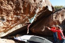 Bouldering in Hueco Tanks on 02/08/2020 with Blue Lizard Climbing and Yoga

Filename: SRM_20200208_1721310.jpg
Aperture: f/6.3
Shutter Speed: 1/250
Body: Canon EOS-1D Mark II
Lens: Canon EF 16-35mm f/2.8 L