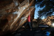 Bouldering in Hueco Tanks on 02/08/2020 with Blue Lizard Climbing and Yoga

Filename: SRM_20200208_1747320.jpg
Aperture: f/8.0
Shutter Speed: 1/250
Body: Canon EOS-1D Mark II
Lens: Canon EF 16-35mm f/2.8 L