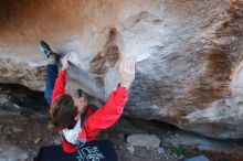 Bouldering in Hueco Tanks on 02/08/2020 with Blue Lizard Climbing and Yoga

Filename: SRM_20200208_1811320.jpg
Aperture: f/4.0
Shutter Speed: 1/250
Body: Canon EOS-1D Mark II
Lens: Canon EF 16-35mm f/2.8 L