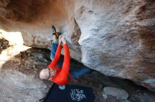 Bouldering in Hueco Tanks on 02/08/2020 with Blue Lizard Climbing and Yoga

Filename: SRM_20200208_1814270.jpg
Aperture: f/3.5
Shutter Speed: 1/250
Body: Canon EOS-1D Mark II
Lens: Canon EF 16-35mm f/2.8 L