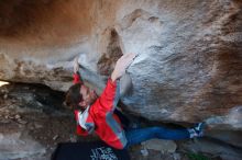 Bouldering in Hueco Tanks on 02/08/2020 with Blue Lizard Climbing and Yoga

Filename: SRM_20200208_1814511.jpg
Aperture: f/4.0
Shutter Speed: 1/250
Body: Canon EOS-1D Mark II
Lens: Canon EF 16-35mm f/2.8 L