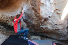 Bouldering in Hueco Tanks on 02/08/2020 with Blue Lizard Climbing and Yoga

Filename: SRM_20200208_1818010.jpg
Aperture: f/3.5
Shutter Speed: 1/250
Body: Canon EOS-1D Mark II
Lens: Canon EF 16-35mm f/2.8 L