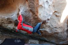 Bouldering in Hueco Tanks on 02/08/2020 with Blue Lizard Climbing and Yoga

Filename: SRM_20200208_1818040.jpg
Aperture: f/3.5
Shutter Speed: 1/250
Body: Canon EOS-1D Mark II
Lens: Canon EF 16-35mm f/2.8 L