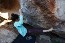 Bouldering in Hueco Tanks on 02/08/2020 with Blue Lizard Climbing and Yoga

Filename: SRM_20200208_1818480.jpg
Aperture: f/4.0
Shutter Speed: 1/250
Body: Canon EOS-1D Mark II
Lens: Canon EF 16-35mm f/2.8 L