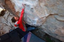 Bouldering in Hueco Tanks on 02/08/2020 with Blue Lizard Climbing and Yoga

Filename: SRM_20200208_1819230.jpg
Aperture: f/4.5
Shutter Speed: 1/250
Body: Canon EOS-1D Mark II
Lens: Canon EF 16-35mm f/2.8 L