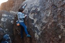 Bouldering in Hueco Tanks on 01/06/2020 with Blue Lizard Climbing and Yoga

Filename: SRM_20200106_1058091.jpg
Aperture: f/3.5
Shutter Speed: 1/250
Body: Canon EOS-1D Mark II
Lens: Canon EF 50mm f/1.8 II