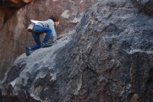 Bouldering in Hueco Tanks on 01/06/2020 with Blue Lizard Climbing and Yoga

Filename: SRM_20200106_1058310.jpg
Aperture: f/4.5
Shutter Speed: 1/250
Body: Canon EOS-1D Mark II
Lens: Canon EF 50mm f/1.8 II