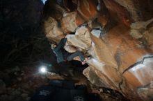 Bouldering in Hueco Tanks on 01/06/2020 with Blue Lizard Climbing and Yoga

Filename: SRM_20200106_1117320.jpg
Aperture: f/8.0
Shutter Speed: 1/250
Body: Canon EOS-1D Mark II
Lens: Canon EF 16-35mm f/2.8 L