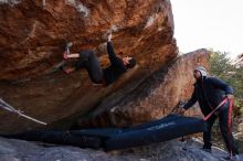 Bouldering in Hueco Tanks on 01/06/2020 with Blue Lizard Climbing and Yoga

Filename: SRM_20200106_1222560.jpg
Aperture: f/6.3
Shutter Speed: 1/320
Body: Canon EOS-1D Mark II
Lens: Canon EF 16-35mm f/2.8 L