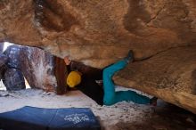 Bouldering in Hueco Tanks on 01/06/2020 with Blue Lizard Climbing and Yoga

Filename: SRM_20200106_1257280.jpg
Aperture: f/4.0
Shutter Speed: 1/250
Body: Canon EOS-1D Mark II
Lens: Canon EF 16-35mm f/2.8 L