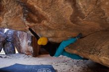 Bouldering in Hueco Tanks on 01/06/2020 with Blue Lizard Climbing and Yoga

Filename: SRM_20200106_1257380.jpg
Aperture: f/3.5
Shutter Speed: 1/250
Body: Canon EOS-1D Mark II
Lens: Canon EF 16-35mm f/2.8 L