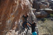 Bouldering in Hueco Tanks on 01/06/2020 with Blue Lizard Climbing and Yoga

Filename: SRM_20200106_1347190.jpg
Aperture: f/2.5
Shutter Speed: 1/500
Body: Canon EOS-1D Mark II
Lens: Canon EF 50mm f/1.8 II