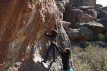 Bouldering in Hueco Tanks on 01/06/2020 with Blue Lizard Climbing and Yoga

Filename: SRM_20200106_1347290.jpg
Aperture: f/2.8
Shutter Speed: 1/400
Body: Canon EOS-1D Mark II
Lens: Canon EF 50mm f/1.8 II