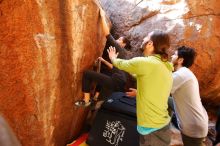 Bouldering in Hueco Tanks on 02/14/2020 with Blue Lizard Climbing and Yoga

Filename: SRM_20200214_1142470.jpg
Aperture: f/2.8
Shutter Speed: 1/250
Body: Canon EOS-1D Mark II
Lens: Canon EF 16-35mm f/2.8 L