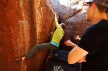 Bouldering in Hueco Tanks on 02/14/2020 with Blue Lizard Climbing and Yoga

Filename: SRM_20200214_1143230.jpg
Aperture: f/3.5
Shutter Speed: 1/250
Body: Canon EOS-1D Mark II
Lens: Canon EF 16-35mm f/2.8 L