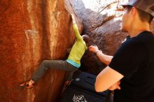 Bouldering in Hueco Tanks on 02/14/2020 with Blue Lizard Climbing and Yoga

Filename: SRM_20200214_1143270.jpg
Aperture: f/3.5
Shutter Speed: 1/250
Body: Canon EOS-1D Mark II
Lens: Canon EF 16-35mm f/2.8 L