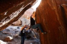 Bouldering in Hueco Tanks on 02/14/2020 with Blue Lizard Climbing and Yoga

Filename: SRM_20200214_1148250.jpg
Aperture: f/5.6
Shutter Speed: 1/250
Body: Canon EOS-1D Mark II
Lens: Canon EF 16-35mm f/2.8 L