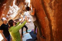 Bouldering in Hueco Tanks on 02/14/2020 with Blue Lizard Climbing and Yoga

Filename: SRM_20200214_1151500.jpg
Aperture: f/4.0
Shutter Speed: 1/250
Body: Canon EOS-1D Mark II
Lens: Canon EF 16-35mm f/2.8 L