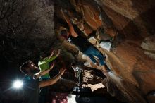 Bouldering in Hueco Tanks on 02/14/2020 with Blue Lizard Climbing and Yoga

Filename: SRM_20200214_1206060.jpg
Aperture: f/8.0
Shutter Speed: 1/250
Body: Canon EOS-1D Mark II
Lens: Canon EF 16-35mm f/2.8 L