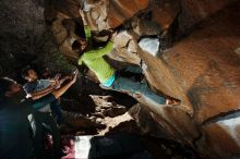 Bouldering in Hueco Tanks on 02/14/2020 with Blue Lizard Climbing and Yoga

Filename: SRM_20200214_1207410.jpg
Aperture: f/8.0
Shutter Speed: 1/250
Body: Canon EOS-1D Mark II
Lens: Canon EF 16-35mm f/2.8 L