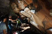 Bouldering in Hueco Tanks on 02/14/2020 with Blue Lizard Climbing and Yoga

Filename: SRM_20200214_1208520.jpg
Aperture: f/8.0
Shutter Speed: 1/250
Body: Canon EOS-1D Mark II
Lens: Canon EF 16-35mm f/2.8 L