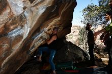 Bouldering in Hueco Tanks on 02/14/2020 with Blue Lizard Climbing and Yoga

Filename: SRM_20200214_1210450.jpg
Aperture: f/8.0
Shutter Speed: 1/250
Body: Canon EOS-1D Mark II
Lens: Canon EF 16-35mm f/2.8 L