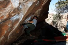 Bouldering in Hueco Tanks on 02/14/2020 with Blue Lizard Climbing and Yoga

Filename: SRM_20200214_1225010.jpg
Aperture: f/8.0
Shutter Speed: 1/250
Body: Canon EOS-1D Mark II
Lens: Canon EF 16-35mm f/2.8 L