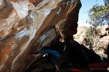 Bouldering in Hueco Tanks on 02/14/2020 with Blue Lizard Climbing and Yoga

Filename: SRM_20200214_1225280.jpg
Aperture: f/8.0
Shutter Speed: 1/250
Body: Canon EOS-1D Mark II
Lens: Canon EF 16-35mm f/2.8 L