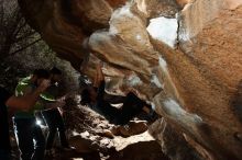 Bouldering in Hueco Tanks on 02/14/2020 with Blue Lizard Climbing and Yoga

Filename: SRM_20200214_1227180.jpg
Aperture: f/8.0
Shutter Speed: 1/250
Body: Canon EOS-1D Mark II
Lens: Canon EF 16-35mm f/2.8 L