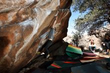 Bouldering in Hueco Tanks on 02/14/2020 with Blue Lizard Climbing and Yoga

Filename: SRM_20200214_1252220.jpg
Aperture: f/8.0
Shutter Speed: 1/250
Body: Canon EOS-1D Mark II
Lens: Canon EF 16-35mm f/2.8 L