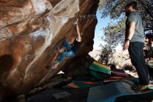 Bouldering in Hueco Tanks on 02/14/2020 with Blue Lizard Climbing and Yoga

Filename: SRM_20200214_1255480.jpg
Aperture: f/8.0
Shutter Speed: 1/250
Body: Canon EOS-1D Mark II
Lens: Canon EF 16-35mm f/2.8 L