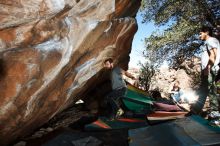 Bouldering in Hueco Tanks on 02/14/2020 with Blue Lizard Climbing and Yoga

Filename: SRM_20200214_1257540.jpg
Aperture: f/8.0
Shutter Speed: 1/250
Body: Canon EOS-1D Mark II
Lens: Canon EF 16-35mm f/2.8 L