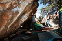 Bouldering in Hueco Tanks on 02/14/2020 with Blue Lizard Climbing and Yoga

Filename: SRM_20200214_1302110.jpg
Aperture: f/8.0
Shutter Speed: 1/250
Body: Canon EOS-1D Mark II
Lens: Canon EF 16-35mm f/2.8 L