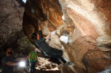 Bouldering in Hueco Tanks on 02/14/2020 with Blue Lizard Climbing and Yoga

Filename: SRM_20200214_1305230.jpg
Aperture: f/8.0
Shutter Speed: 1/250
Body: Canon EOS-1D Mark II
Lens: Canon EF 16-35mm f/2.8 L