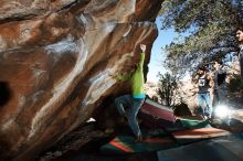 Bouldering in Hueco Tanks on 02/14/2020 with Blue Lizard Climbing and Yoga

Filename: SRM_20200214_1313030.jpg
Aperture: f/8.0
Shutter Speed: 1/250
Body: Canon EOS-1D Mark II
Lens: Canon EF 16-35mm f/2.8 L