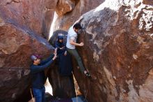 Bouldering in Hueco Tanks on 02/14/2020 with Blue Lizard Climbing and Yoga

Filename: SRM_20200214_1343200.jpg
Aperture: f/4.5
Shutter Speed: 1/250
Body: Canon EOS-1D Mark II
Lens: Canon EF 16-35mm f/2.8 L