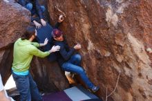 Bouldering in Hueco Tanks on 02/14/2020 with Blue Lizard Climbing and Yoga

Filename: SRM_20200214_1345140.jpg
Aperture: f/3.5
Shutter Speed: 1/250
Body: Canon EOS-1D Mark II
Lens: Canon EF 16-35mm f/2.8 L