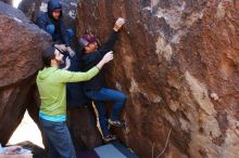 Bouldering in Hueco Tanks on 02/14/2020 with Blue Lizard Climbing and Yoga

Filename: SRM_20200214_1345230.jpg
Aperture: f/4.0
Shutter Speed: 1/250
Body: Canon EOS-1D Mark II
Lens: Canon EF 16-35mm f/2.8 L