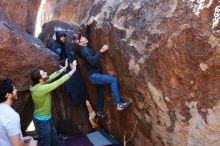 Bouldering in Hueco Tanks on 02/14/2020 with Blue Lizard Climbing and Yoga

Filename: SRM_20200214_1345300.jpg
Aperture: f/4.0
Shutter Speed: 1/250
Body: Canon EOS-1D Mark II
Lens: Canon EF 16-35mm f/2.8 L