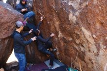 Bouldering in Hueco Tanks on 02/14/2020 with Blue Lizard Climbing and Yoga

Filename: SRM_20200214_1349440.jpg
Aperture: f/4.0
Shutter Speed: 1/250
Body: Canon EOS-1D Mark II
Lens: Canon EF 16-35mm f/2.8 L