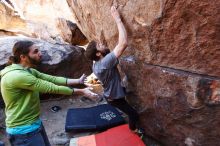 Bouldering in Hueco Tanks on 02/14/2020 with Blue Lizard Climbing and Yoga

Filename: SRM_20200214_1350590.jpg
Aperture: f/4.0
Shutter Speed: 1/250
Body: Canon EOS-1D Mark II
Lens: Canon EF 16-35mm f/2.8 L