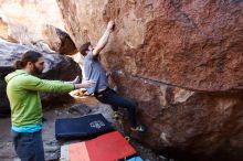 Bouldering in Hueco Tanks on 02/14/2020 with Blue Lizard Climbing and Yoga

Filename: SRM_20200214_1351060.jpg
Aperture: f/4.0
Shutter Speed: 1/250
Body: Canon EOS-1D Mark II
Lens: Canon EF 16-35mm f/2.8 L