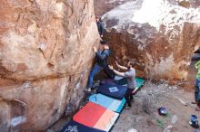 Bouldering in Hueco Tanks on 02/14/2020 with Blue Lizard Climbing and Yoga

Filename: SRM_20200214_1353220.jpg
Aperture: f/4.0
Shutter Speed: 1/250
Body: Canon EOS-1D Mark II
Lens: Canon EF 16-35mm f/2.8 L