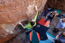 Bouldering in Hueco Tanks on 02/14/2020 with Blue Lizard Climbing and Yoga

Filename: SRM_20200214_1401160.jpg
Aperture: f/5.0
Shutter Speed: 1/250
Body: Canon EOS-1D Mark II
Lens: Canon EF 16-35mm f/2.8 L