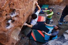 Bouldering in Hueco Tanks on 02/14/2020 with Blue Lizard Climbing and Yoga

Filename: SRM_20200214_1402410.jpg
Aperture: f/5.0
Shutter Speed: 1/250
Body: Canon EOS-1D Mark II
Lens: Canon EF 16-35mm f/2.8 L