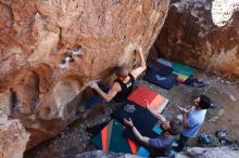 Bouldering in Hueco Tanks on 02/14/2020 with Blue Lizard Climbing and Yoga

Filename: SRM_20200214_1407360.jpg
Aperture: f/5.6
Shutter Speed: 1/250
Body: Canon EOS-1D Mark II
Lens: Canon EF 16-35mm f/2.8 L